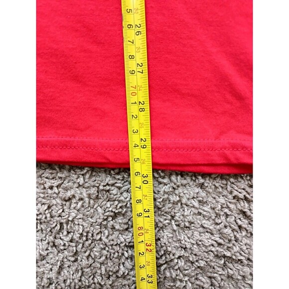 Clark University T-Shirt Men's Large Red Short Sleeve - Picture 6 of 6